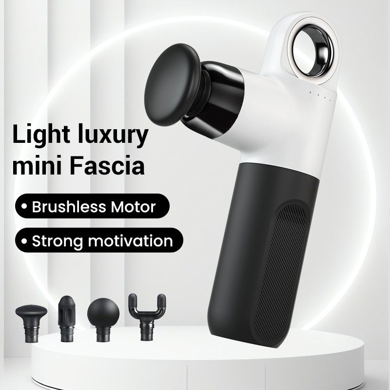 2025 Korea Mini Massage Gun Vibration Electric Facial Gun Portable Massager Deep Tissue Professional Booster Muscle Massage Gun