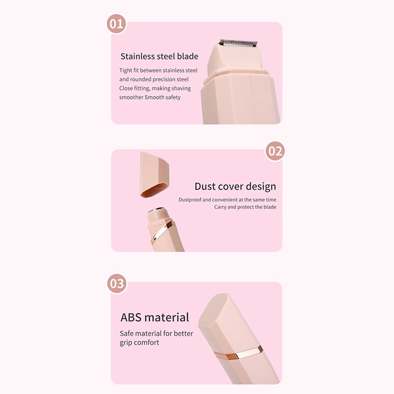 2025 Dual Head Electric Shaver Hot Selling Beauty Women Shaver for Easily Remove Leg Hair Hair Removal