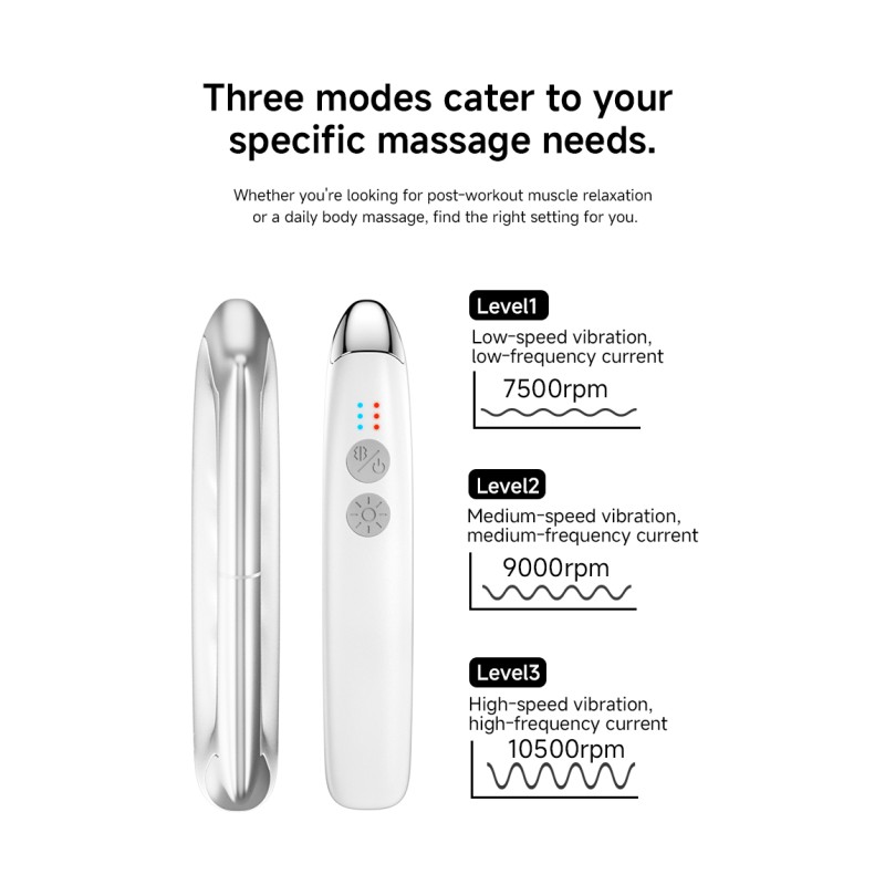 BN-M8 Electric Massage Blade Heating, EMS Vibration, Muscle Relaxation, Scraper Tool for Body Pain Relief Heated Muscle Scraper