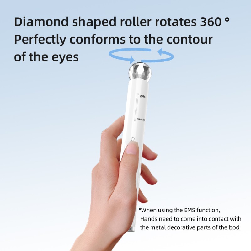 OEM New Eye Lift Wand EMS Microcurrent Eye Massage Wand Rechargeable Eye Massager for Dark Circles Anti Wrinkles