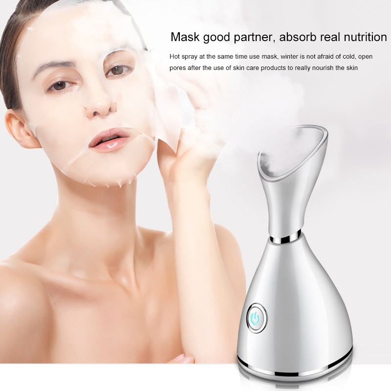 2025 OEM Electric Home Steam Inhaler Machines Face Care  Mist Deeply Moisture Facial Steamer for Household Use