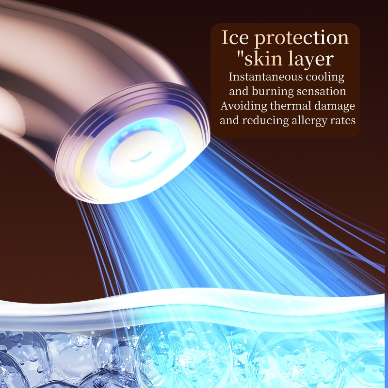 Face Beauty Equipment Hot Cold Wrinkle Remover Ems Massager Neck Lifting Skin Care Device