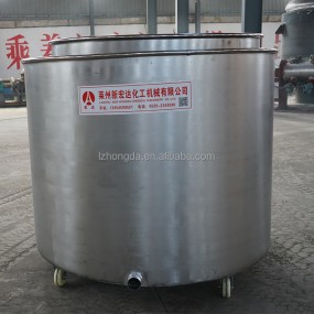 Stainless Steel Vessel Supplier - 500L with Brake Wheels