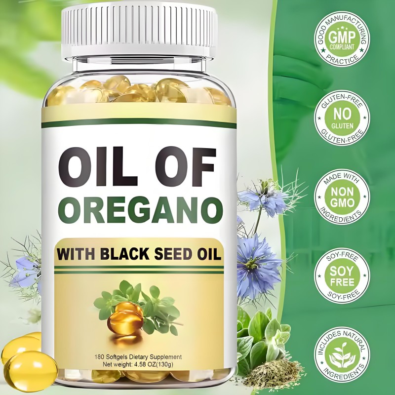 Oregano Oil Capsules Supplier - Wholesale Custom Black Seed Oil Adult