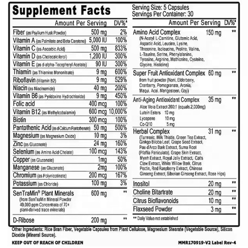 Vegetable Capsules Manufacturer - OEM Private Label Immune Health Multi