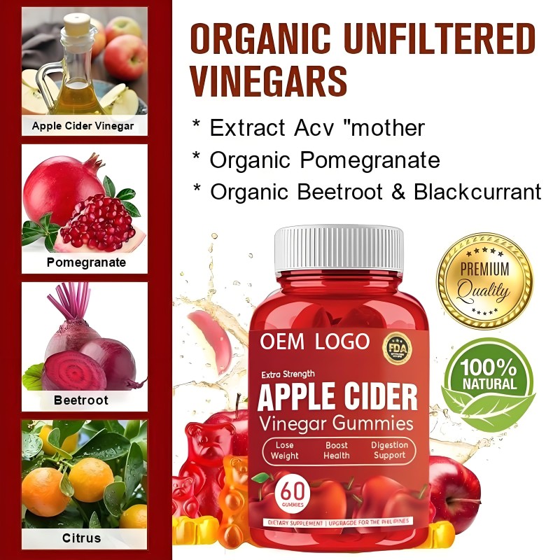 Apple Cider Vinegar Gummies Manufacturer - Hot Selling Cross-Border Adult