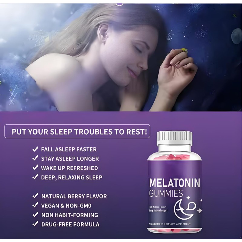 Sleep Aid Gummies Factory - OEM Vegan Melatonin Kids Adult