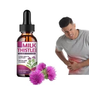 Milk Thistle Drops Factory - Private Label Organic Cleansing Detox Liver