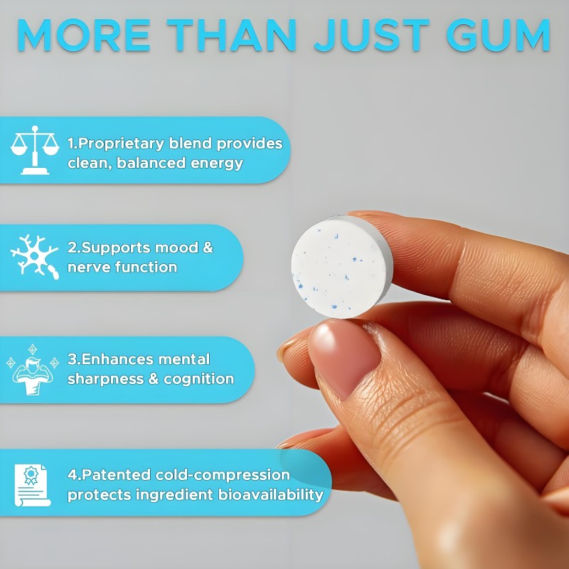 Caffeine Tablets Factory - Hot Selling Peppermint Energy Focus Mood