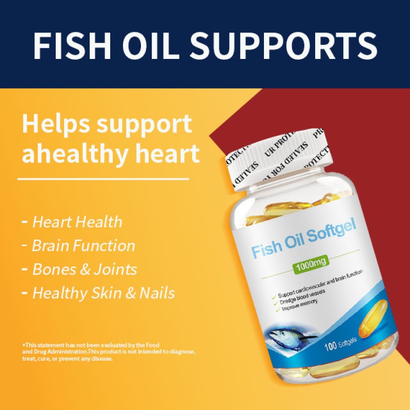 Cod Liver Oil Softgel Supplier - OEM Premium Health Care Immune System