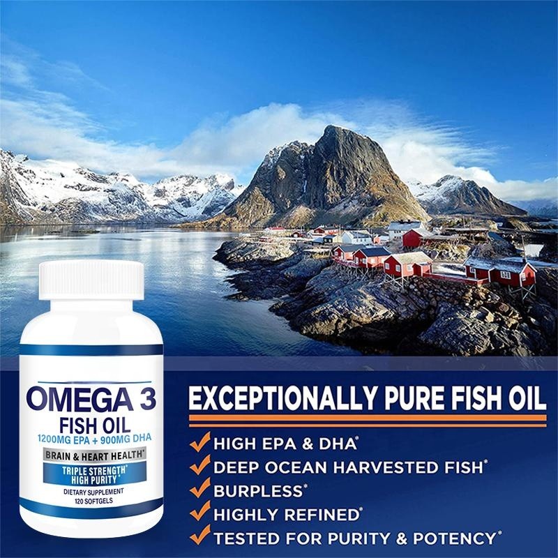 Fish Oil Softgels Manufacturer - Private Label Omega-3 EPA DHA Immune