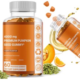 Pumpkin Seed Oil Gummies Supplier - Sugar Free Hair Growth Youthful Skin