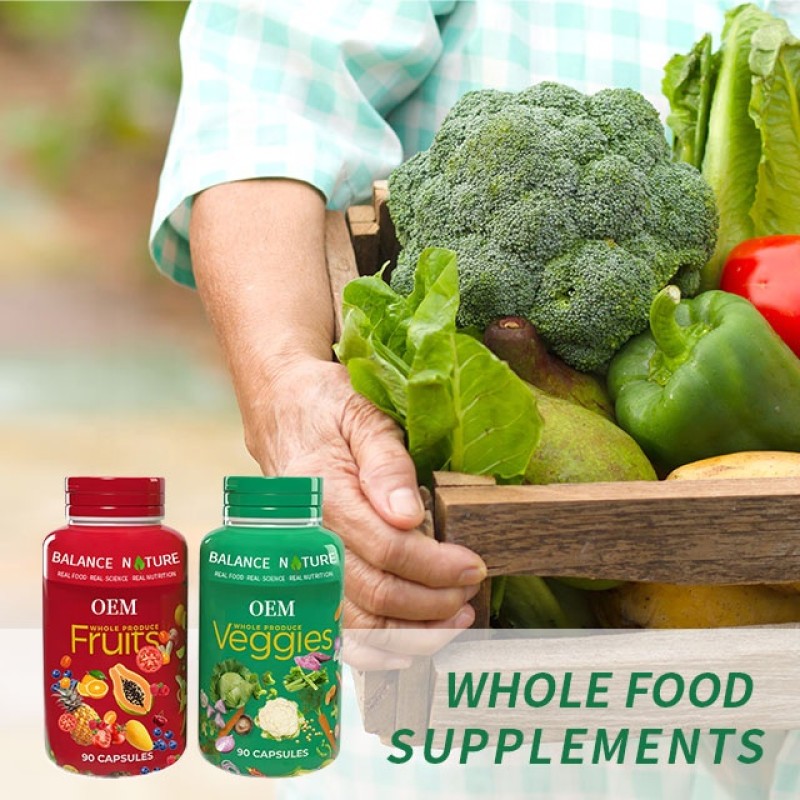 Fruits Veggies Capsules Factory - OEM 100% Whole Super Fruit Vegetable
