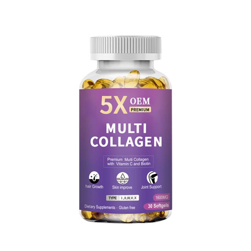 Collagen Capsules Factory - OEM Customized Hair Nail Growth Immunity