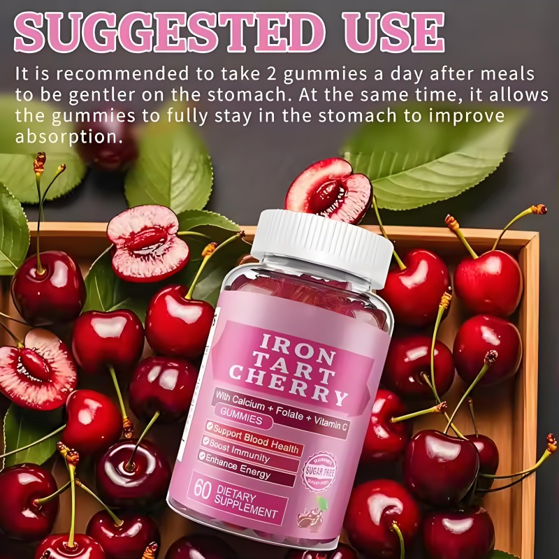 Iron Supplement Gummies Supplier - Adults Immune Support Calcium Zinc