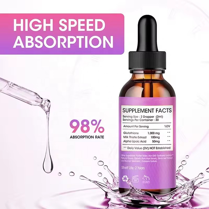 Glutathione Liquid Drops Manufacturer - OEM Factory Skin Whitening Anti-wrinkle
