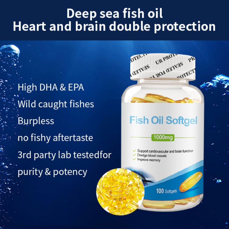 Cod Liver Oil Softgel Supplier - OEM Premium Health Care Immune System