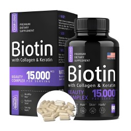 Biotin Vitamins Capsules Supplier - Fast Absorption Hair Nail Skin Care