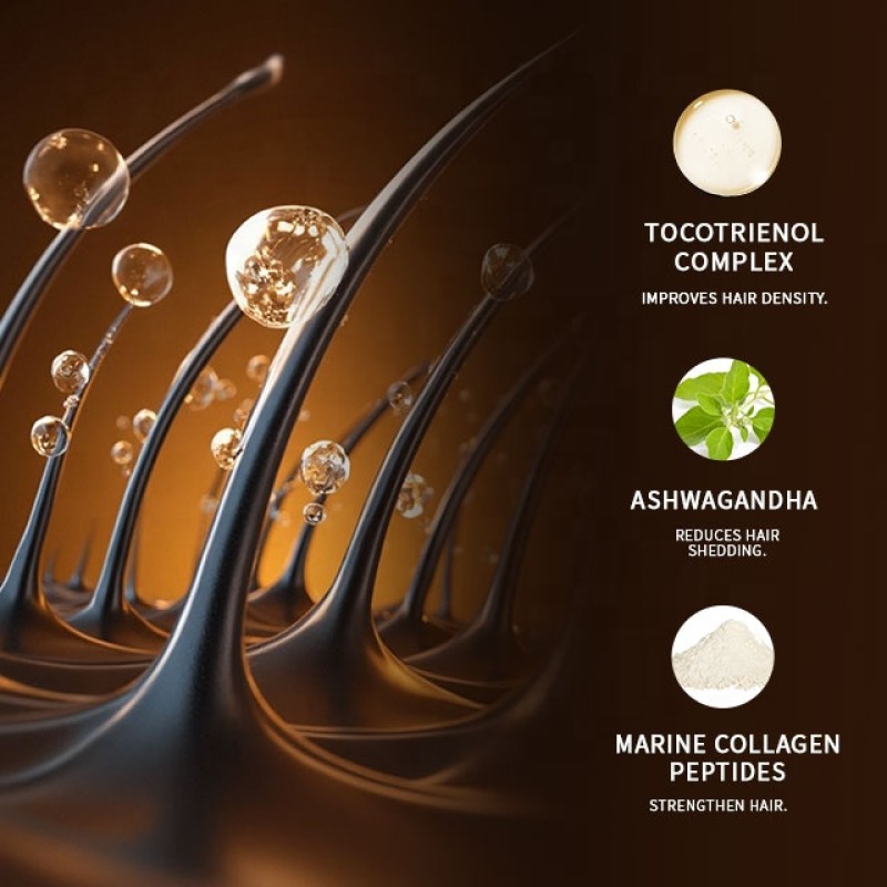 Hair Vitamin Capsules Manufacturer - Vegan Enhanced Biotin Keratin