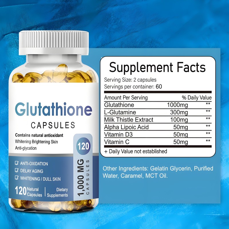 Glutathione Soft Capsule Supplier - Whitening Collagen Vitamin C Complex