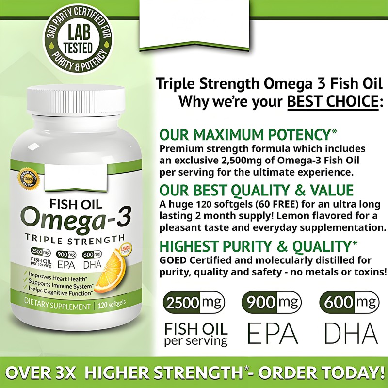 Fish Oil Soft Capsule Manufacturer - Dietary Supplement EPA DHA Heart
