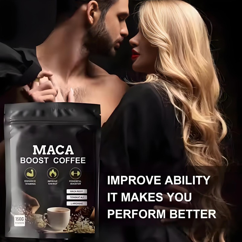 Maca Instant Coffee Factory - Black Maca Booster Male Energy Powder