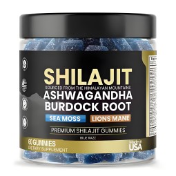 Shilajit Gummies Manufacturer - Ashwagandha Sea Moss Lions Mane