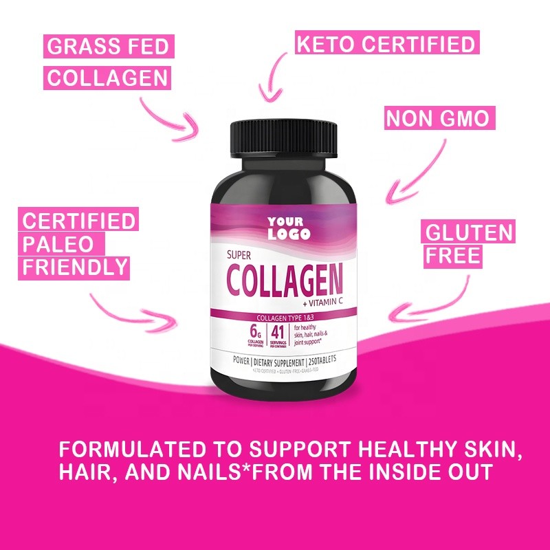 Collagen Supplement Supplier - OEM Private with Vitamin C Skin Hair