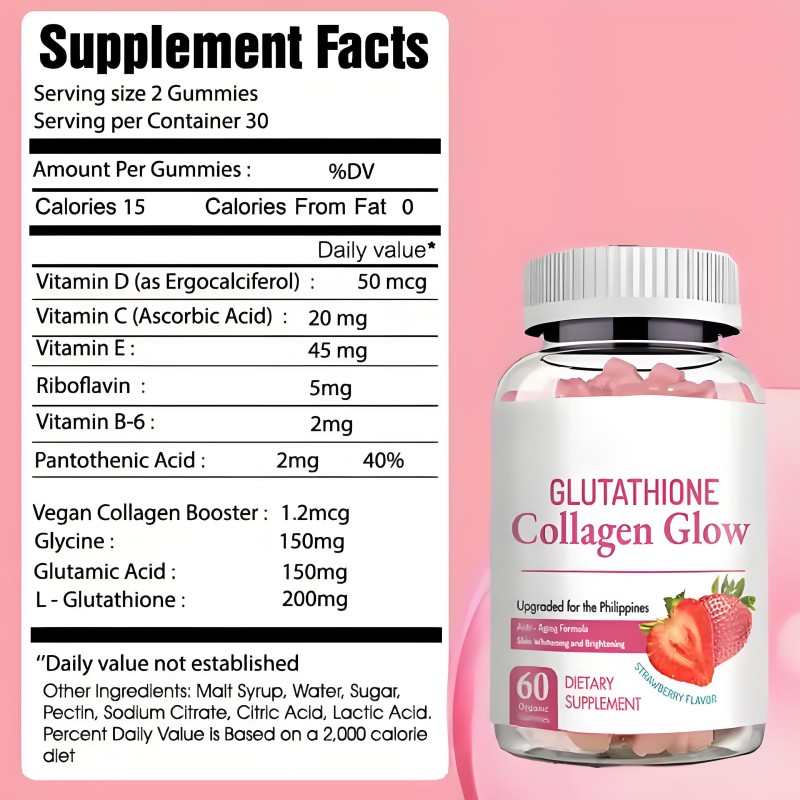 Whitening Gummies Supplier - Private Label Collagen Glutathione L-Glutathione