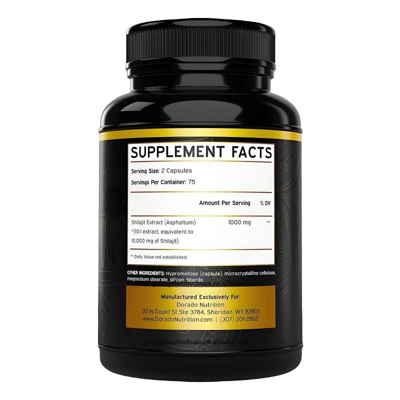 Shilajit Capsules Supplier - Extra Strength Ashwagandha 60 Caps Adults