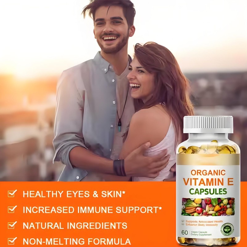 Vitamin E Softgel Factory - Halal Skin Whitening 400iu Supplement