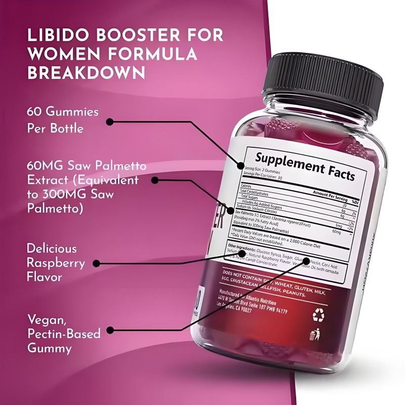 Female Libido Gummy Factory - Horny Goat Weed Energy Boosting Candy