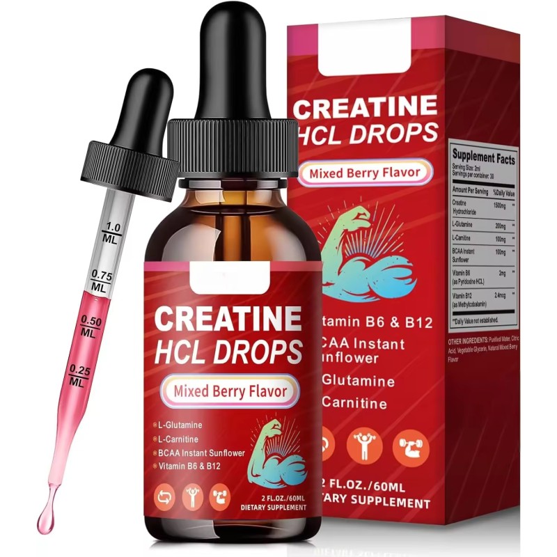 Creatine Drops Factory - OEM Private Label Gym Fitness Body Building
