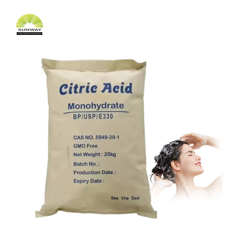 Citric Acid Factory - Monohydrate Anhydrous E330 Thickener Powder