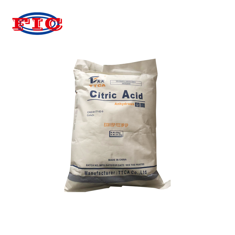 Citric Acid Powder Anhydrous Monohydrate 99.5% Manufacturer Price Food Grade Ensign TTCA Lemon Star Wholesale Citric Acid