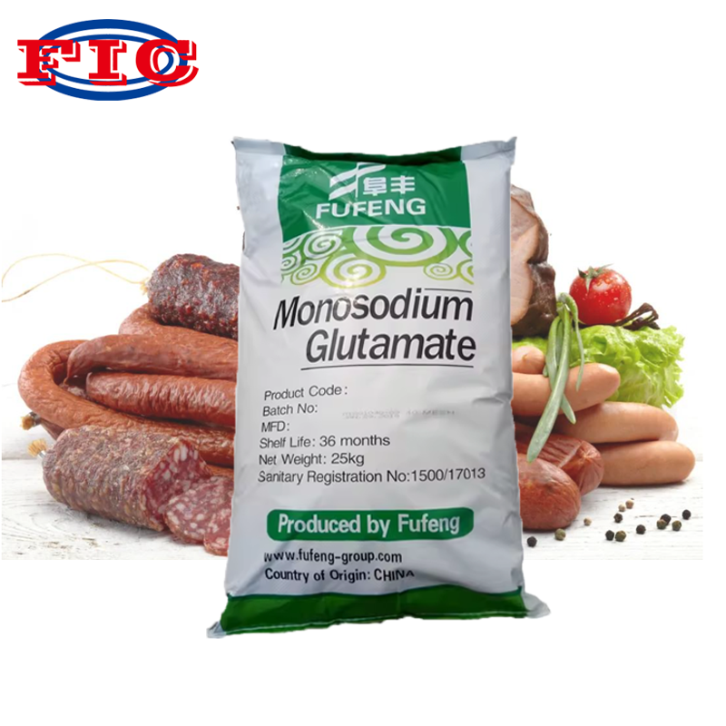 Bulk Msg Monosodium Glutamate Food Grade 20 30 40 50 60 80 120mesh 25KG Bag Fufeng Meihua Linghua Monosodium Glutamate