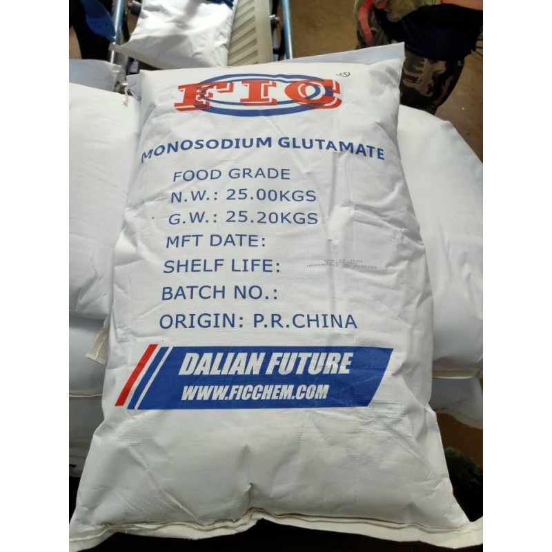 Fufeng Brand Monosodium Glutamate MSG 99% Food Grade 25kg Bag Factory Price Certified Halal 20/30/40/60/80 Mesh