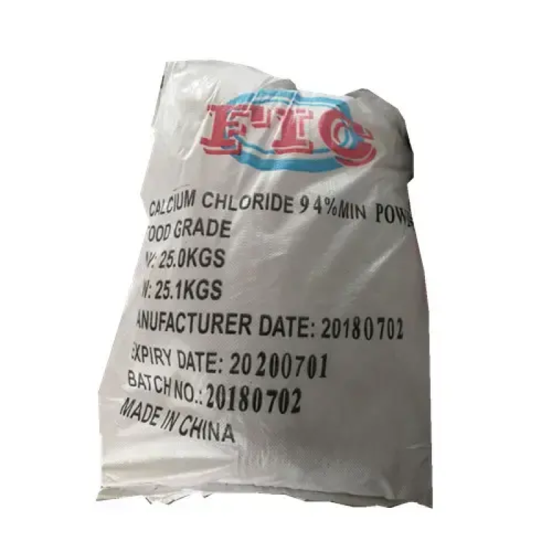 Industrial/Food Grade Cacl2 White Flake 74%77%94% Calcium Chloride 25Kg