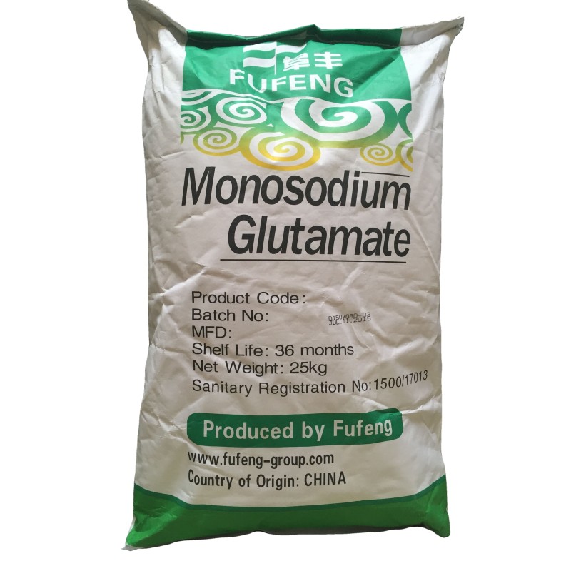 Bulk Msg Monosodium Glutamate Food Grade 20 30 40 50 60 80 120mesh 25KG Bag Fufeng Meihua Linghua Monosodium Glutamate