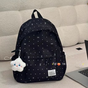 Polka Dot Backpack Factory - Junior High School Girls High Beauty