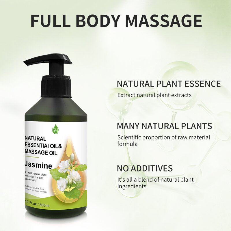 Jasmine Massage Oil Manufacturer - OEM Custom Organic Muscle Pain Relief