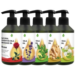 Massage Oil Supplier - 100% Natural Organic with Ginger Rose Jasmine