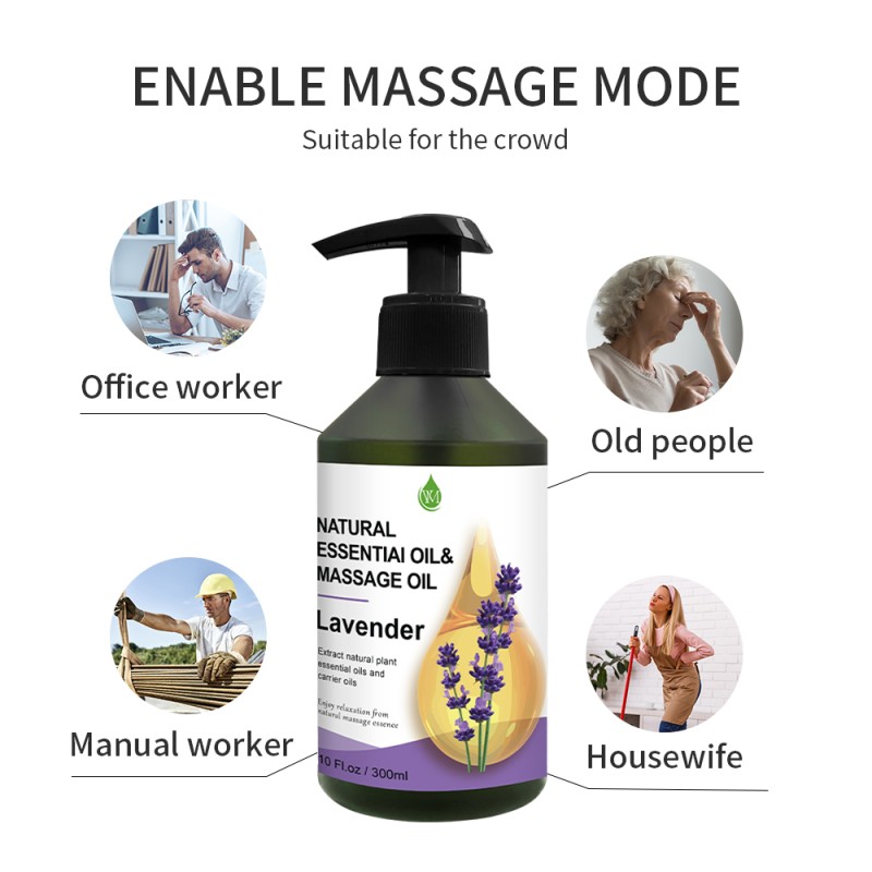 Lavender Massage Oil Factory - High Quality 100% Natural Aromatherapy