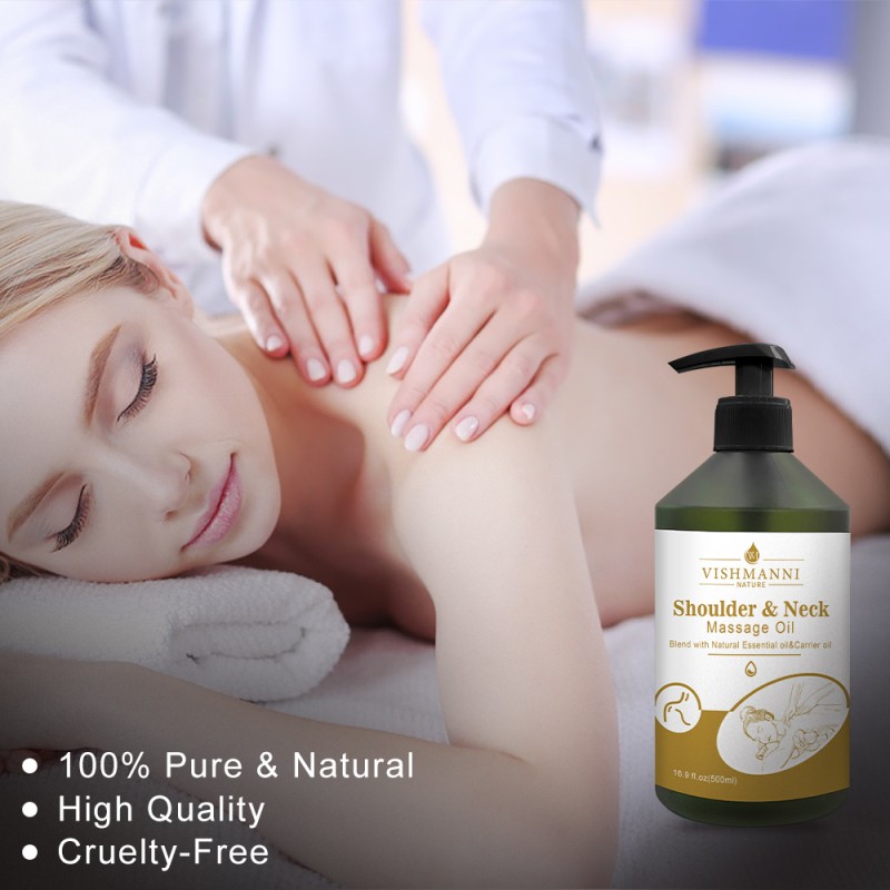Herbal Massage Oil Manufacturer - OEM Private Label Shoulder Neck Pain