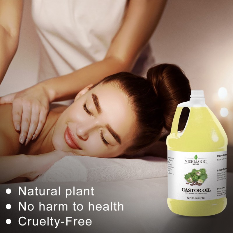 Castor Oil Factory - 100% Natural Cold Pressed OEM/ODM 1kg Bulk