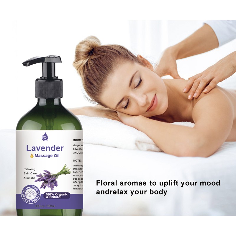 Lavender Massage Oil Factory - Best Seller Natural Scented Sleep Relaxation