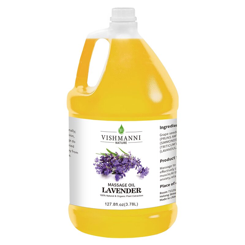 Lavender Massage Oil Manufacturer - Private Label Natural Organic Pain Relief