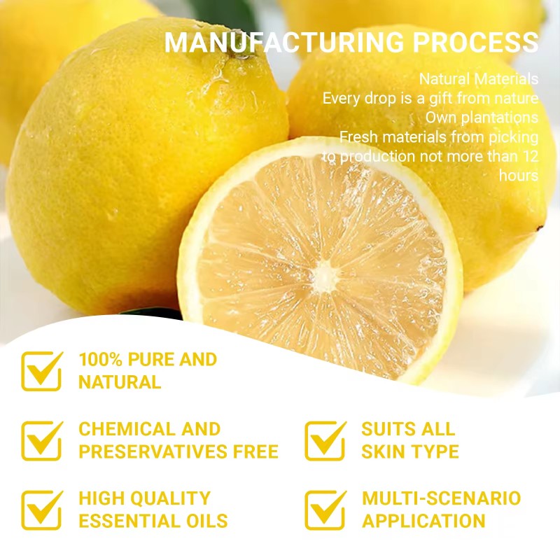 Lemon Essential Oil Supplier - Factory 100% Pure Organic Bulk Wholesale