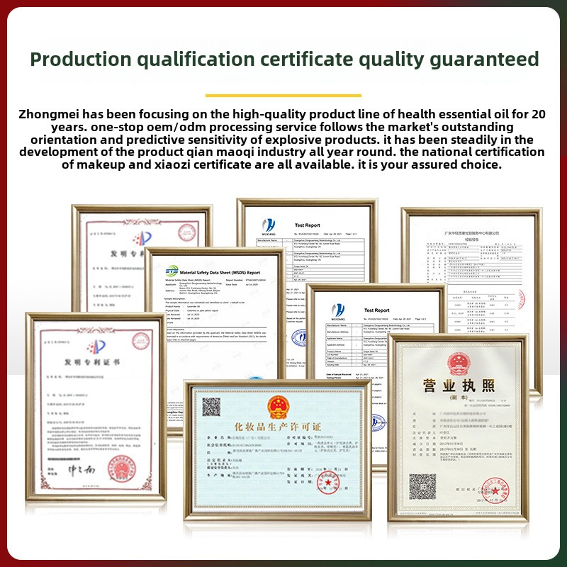 Rose Essential Oil Factory - OEM Cross-Border Single-Use Hair Facial