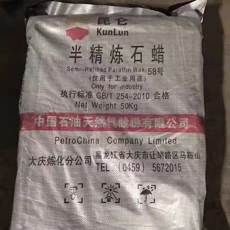 Paraffin Wax Manufacturer - Semi-refined 60 Factory Price